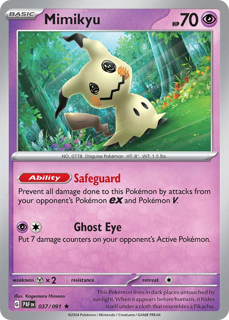 Mimikyu — SV: Paldean Fates #037/091