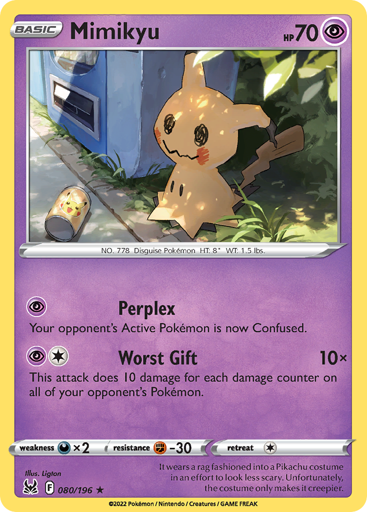 Mimikyu — SWSH11: Lost Origin #080/196