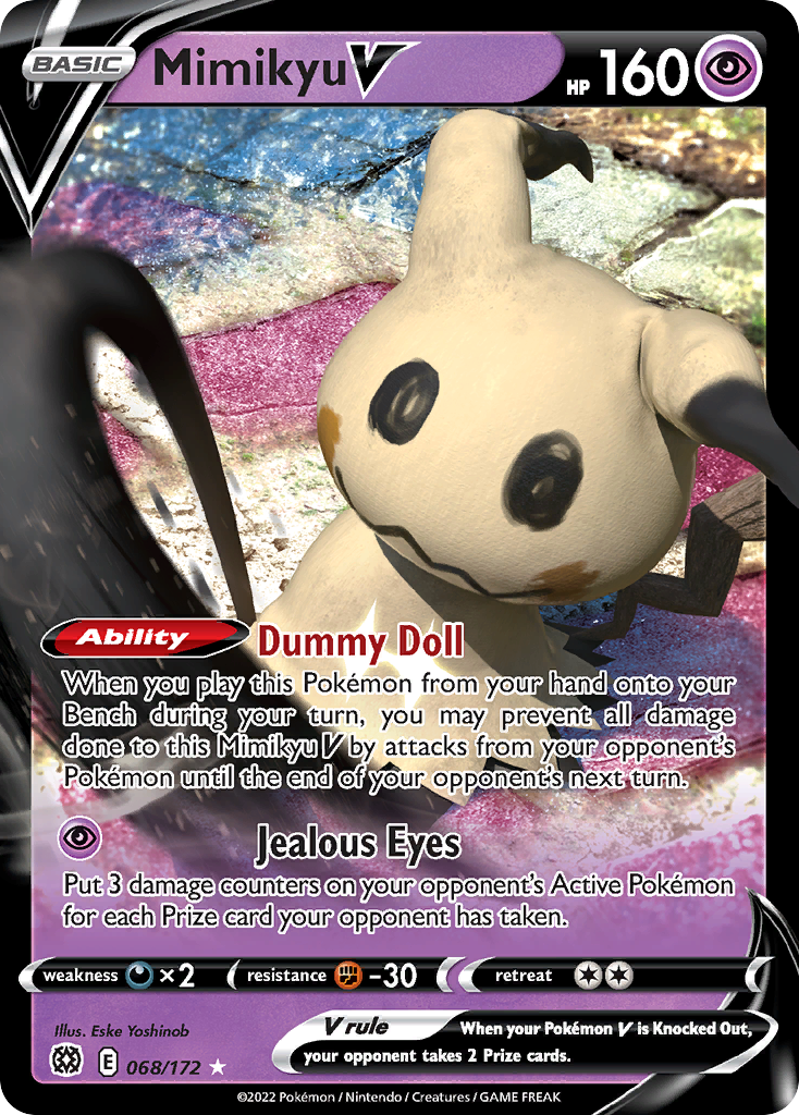 Mimikyu V — SWSH09: Brilliant Stars #068/172