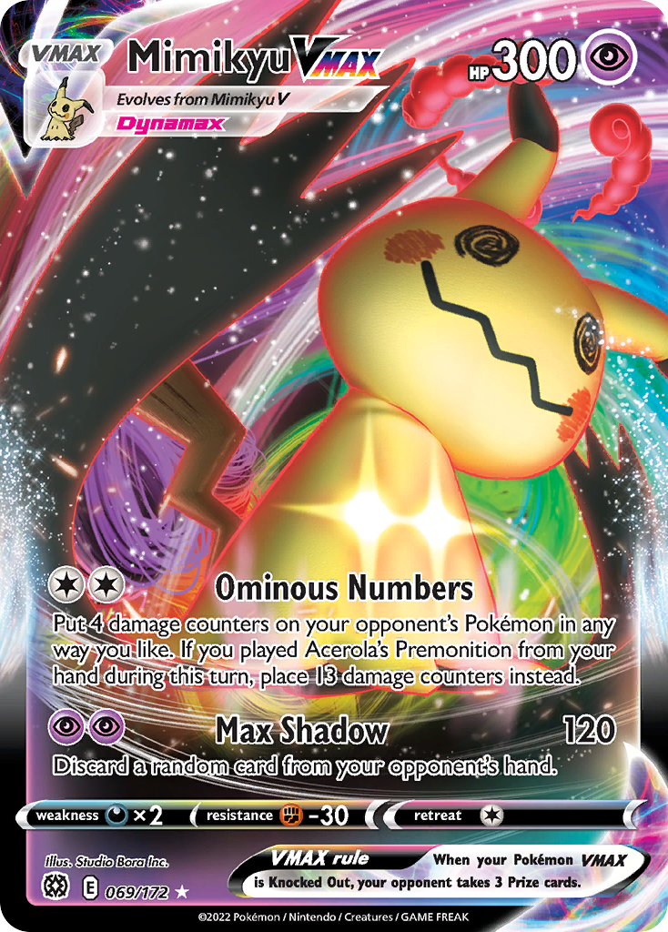 Mimikyu VMAX — SWSH09: Brilliant Stars #069/172