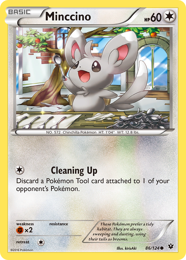Minccino (86) — XY - Fates Collide #86/124