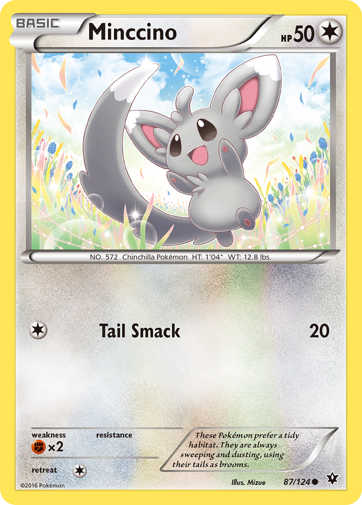 Minccino (87) — XY - Fates Collide #87/124