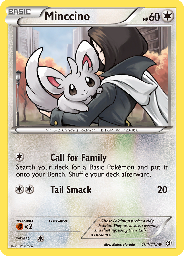 Minccino — Legendary Treasures #104/113