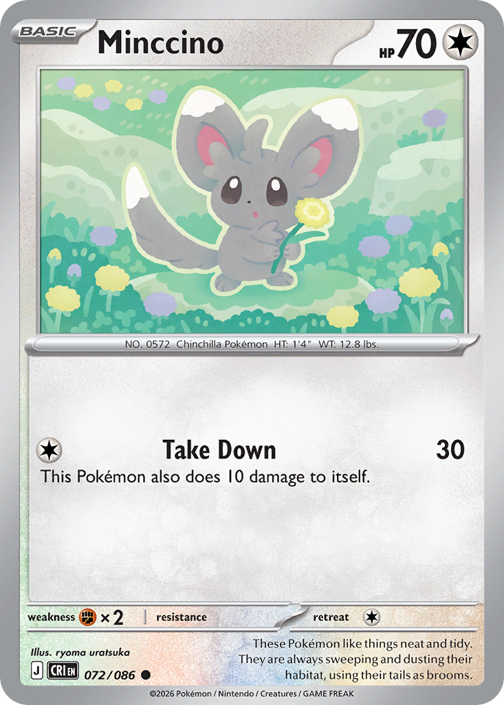 Minccino — ME04: Chaos Rising #072/086