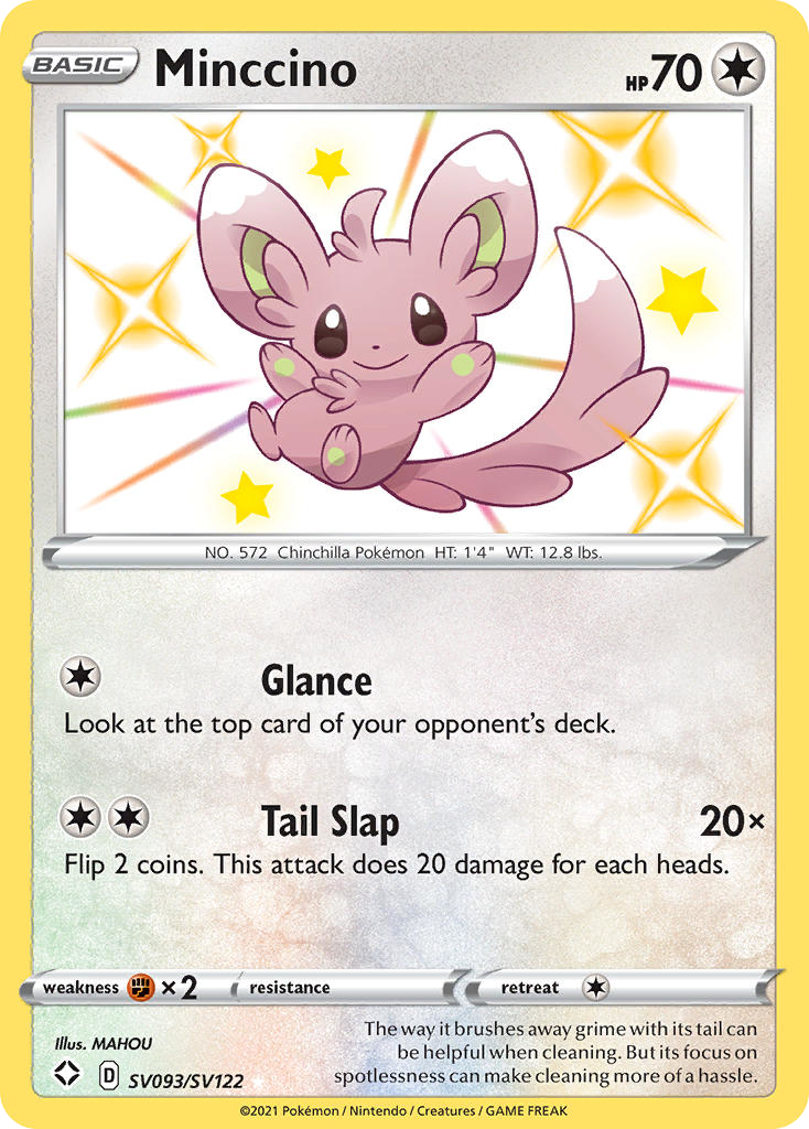 Minccino — Shining Fates: Shiny Vault #SV093/SV122