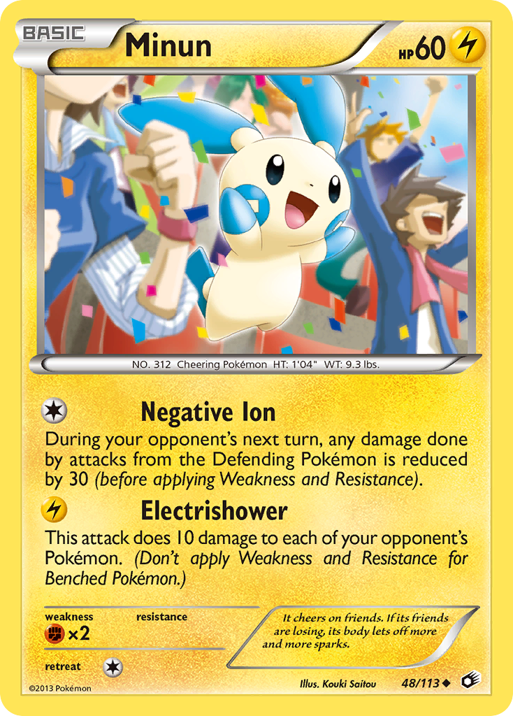 Minun — Legendary Treasures #48/113