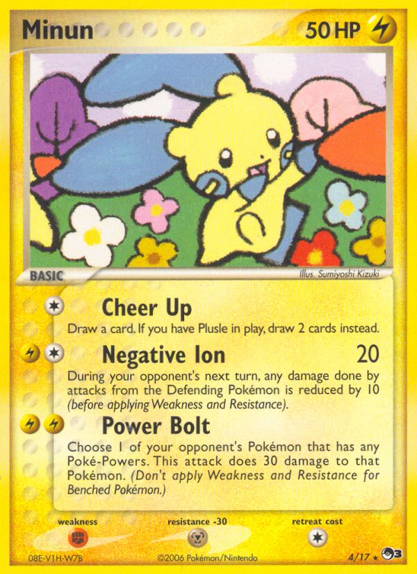 Minun — POP Series 3 #004/017