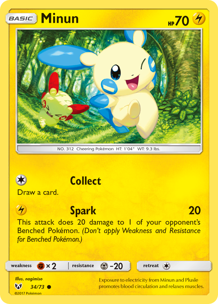 Minun — Shining Legends #34/73