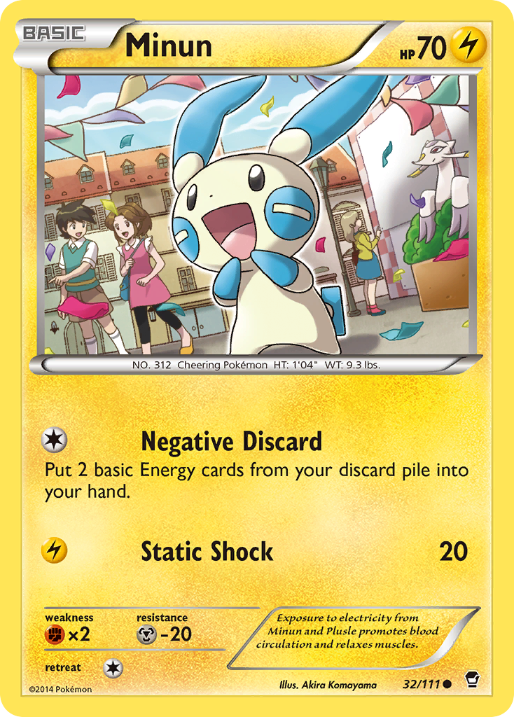 Minun — XY - Furious Fists #32/111