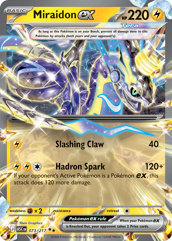 Miraidon ex — ME: Ascended Heroes #073/217