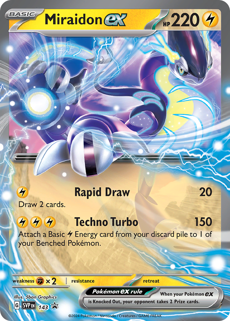 Miraidon ex — SV: Scarlet & Violet Promo Cards #143