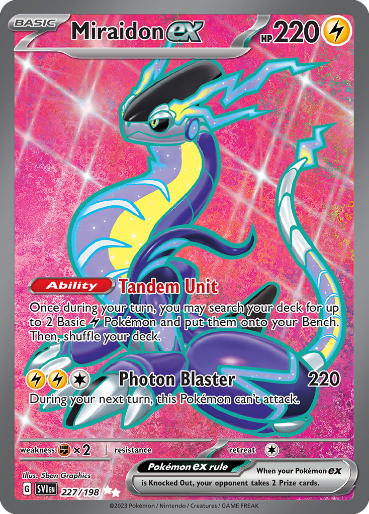 Miraidon ex — SV01: Scarlet & Violet Base Set #227/198