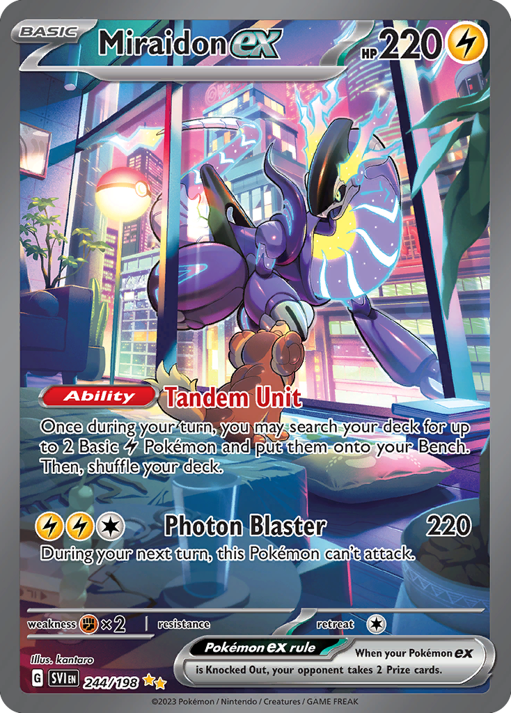Miraidon ex — SV01: Scarlet & Violet Base Set #244/198