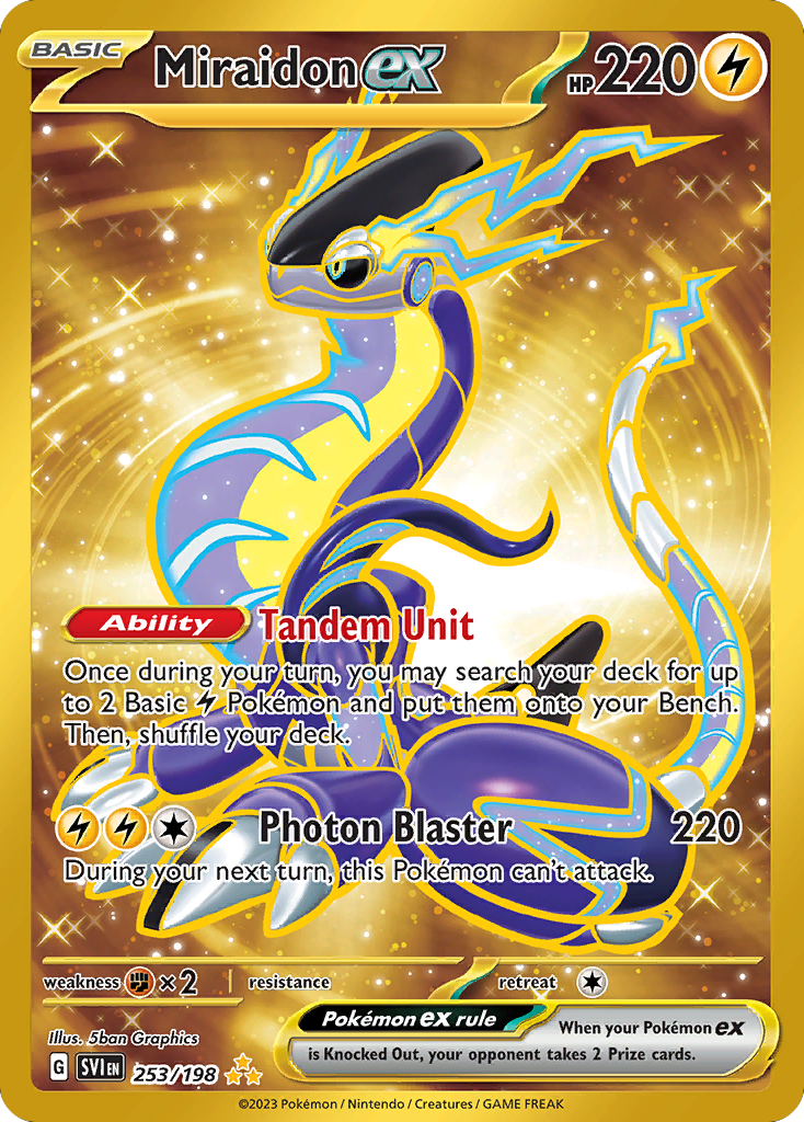 Miraidon ex — SV01: Scarlet & Violet Base Set #253/198