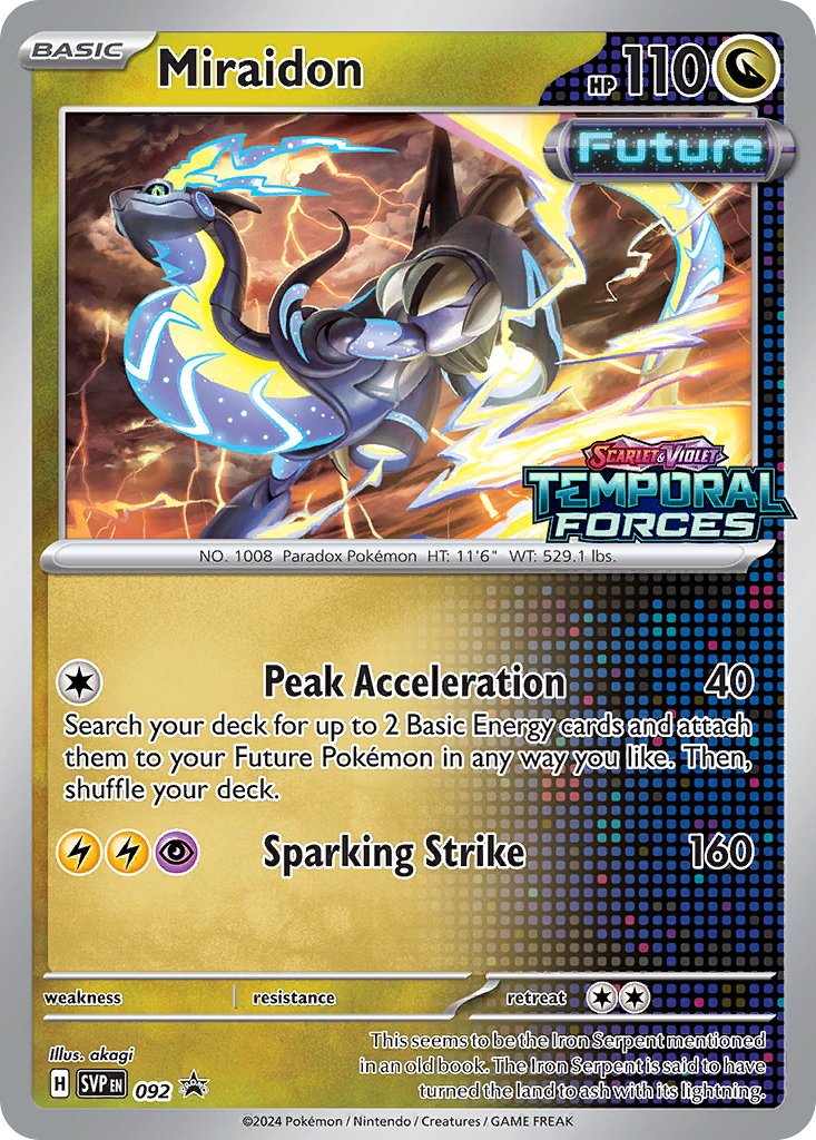 Miraidon — SV: Scarlet & Violet Promo Cards #092
