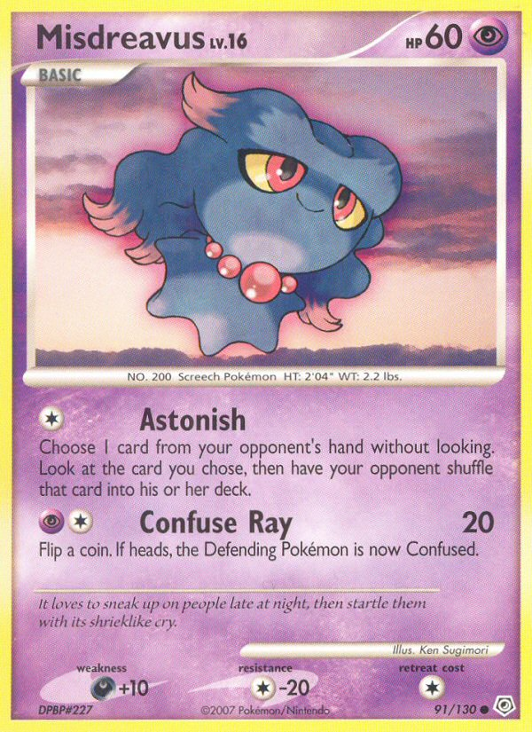 Misdreavus — Diamond and Pearl #91/130