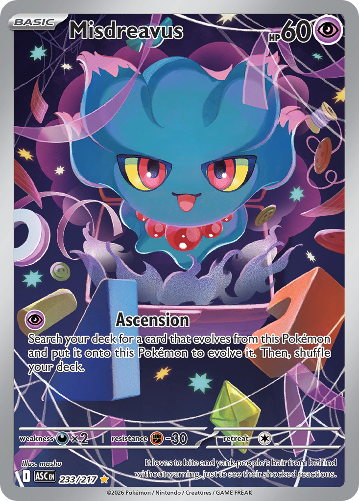 Misdreavus — ME: Ascended Heroes #233/217