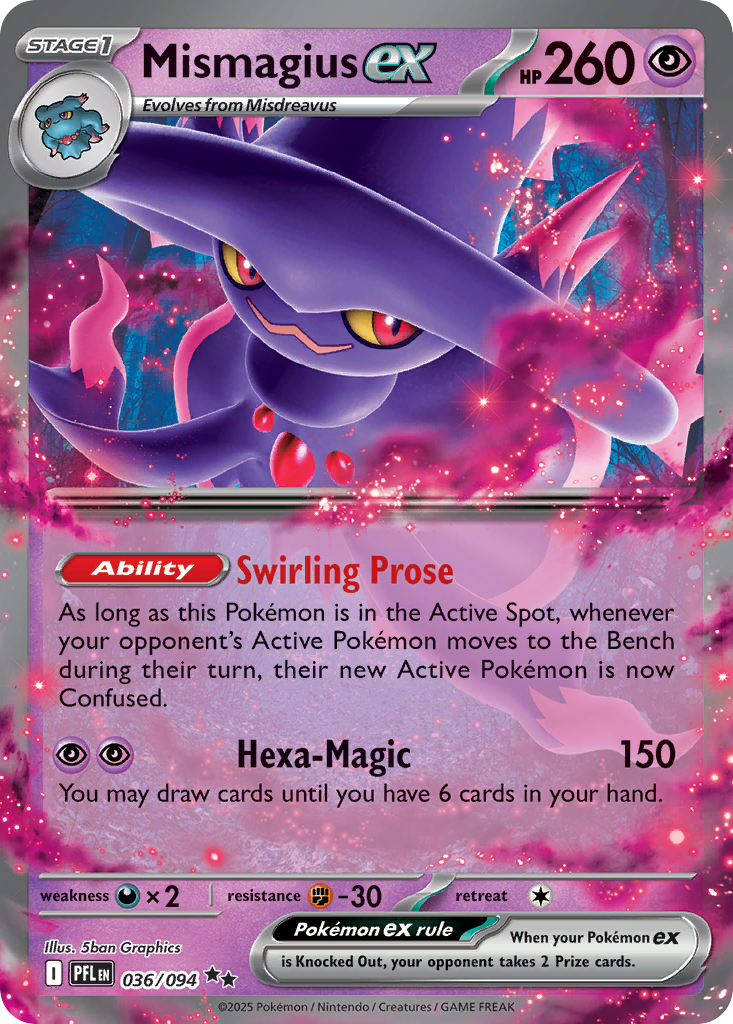 Mismagius ex — ME02: Phantasmal Flames #036/094