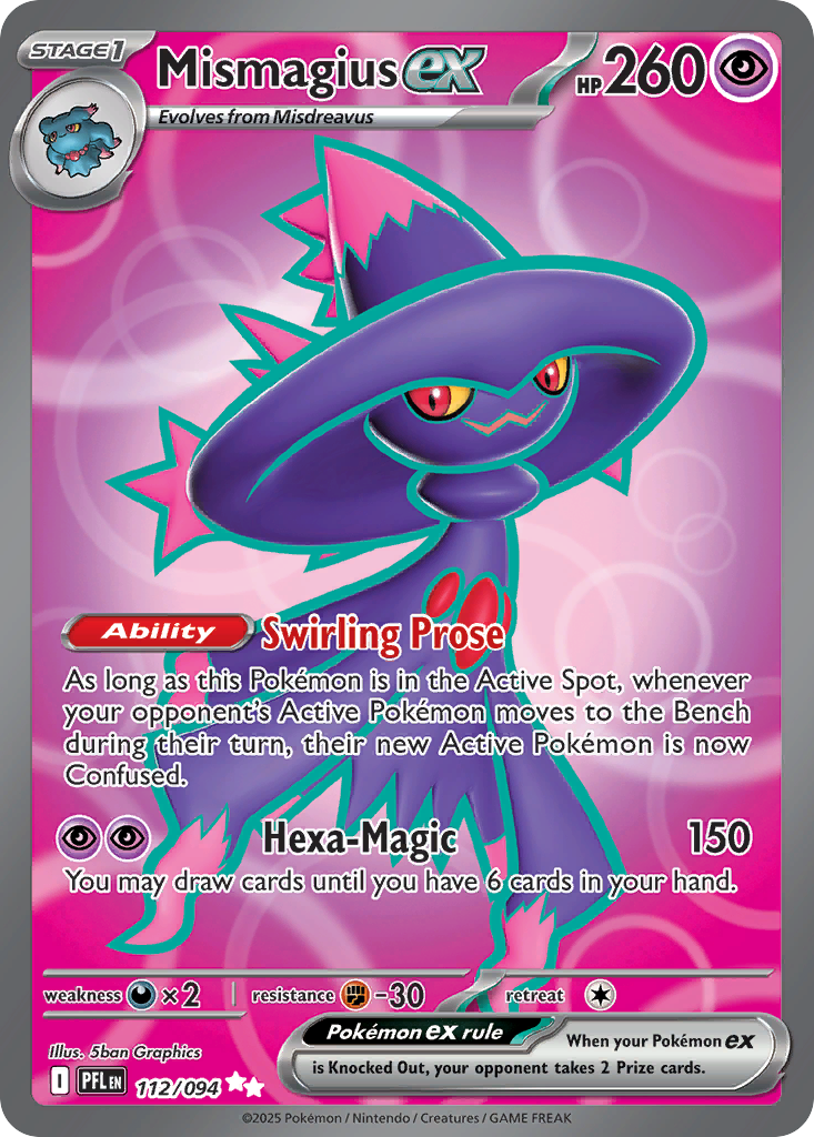 Mismagius ex — ME02: Phantasmal Flames #112/094