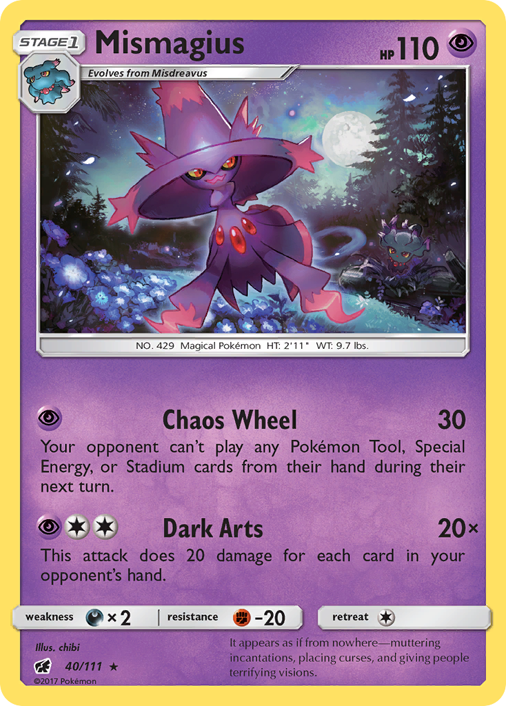 Mismagius — SM - Crimson Invasion #40/111