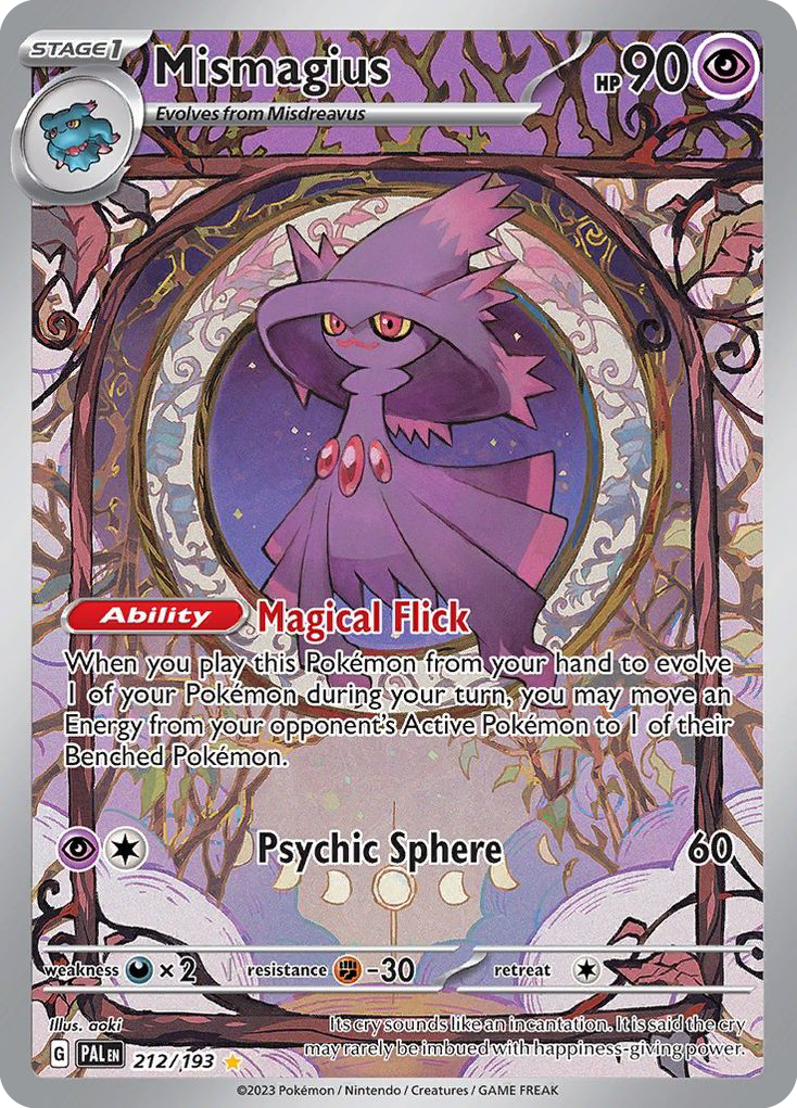 Mismagius — SV02: Paldea Evolved #212/193