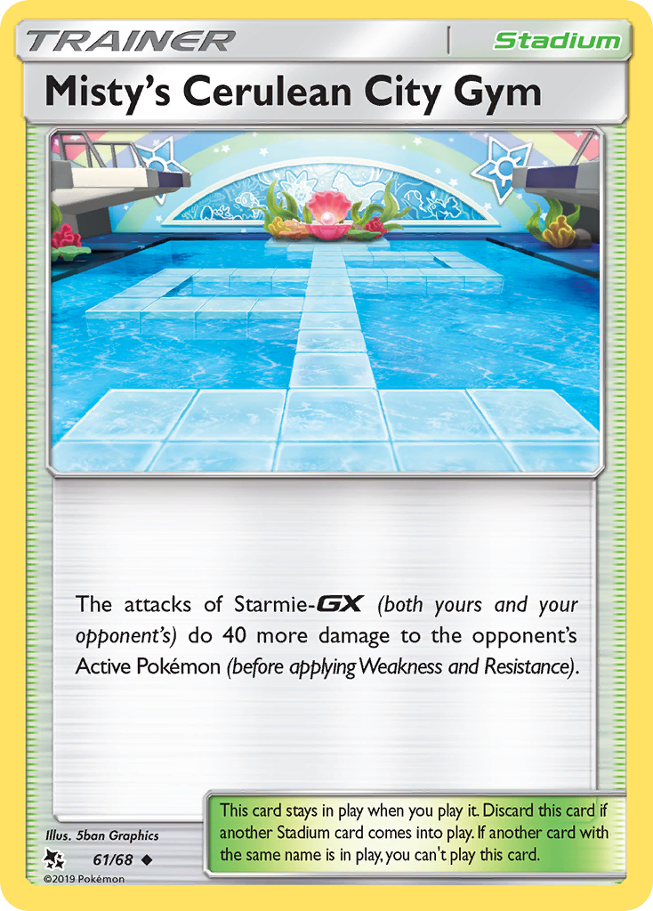 Misty's Cerulean City Gym — Hidden Fates #61/68