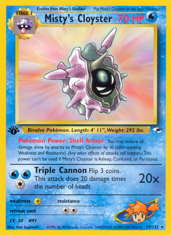 Misty's Cloyster — Gym Heroes #029/132