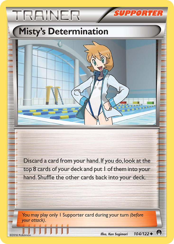 Misty's Determination — League & Championship Cards #104/122