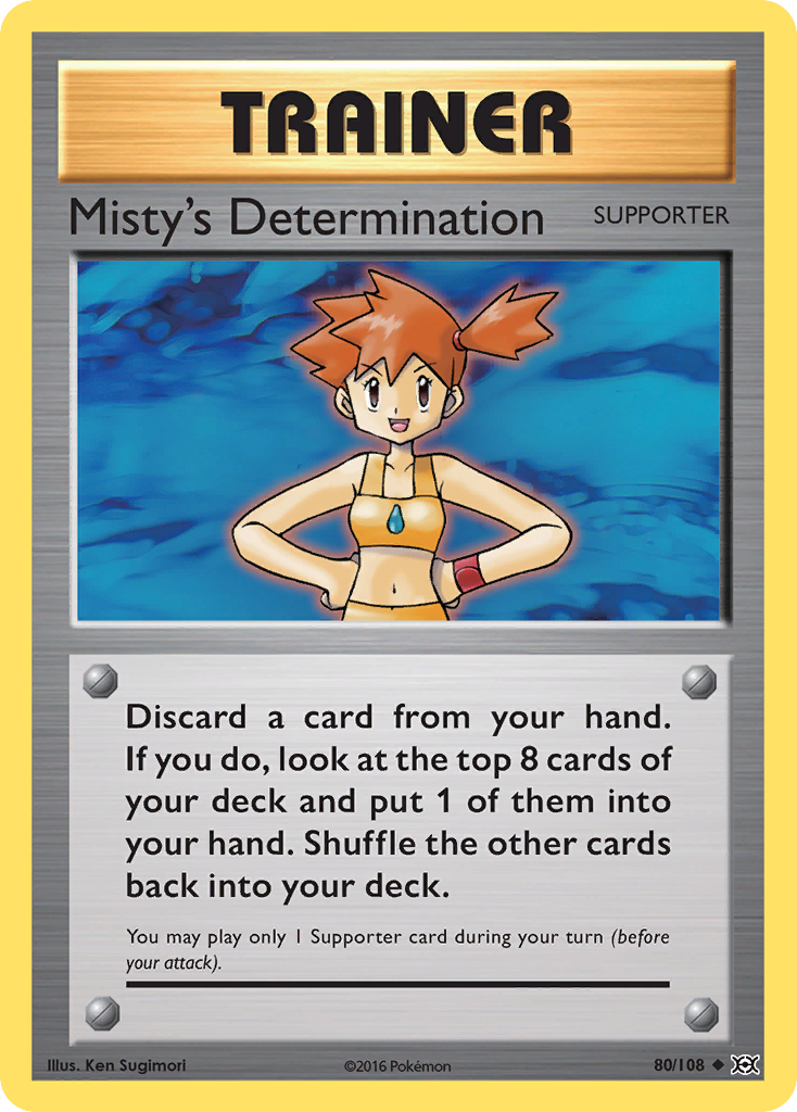 Misty's Determination — XY - Evolutions #80/108