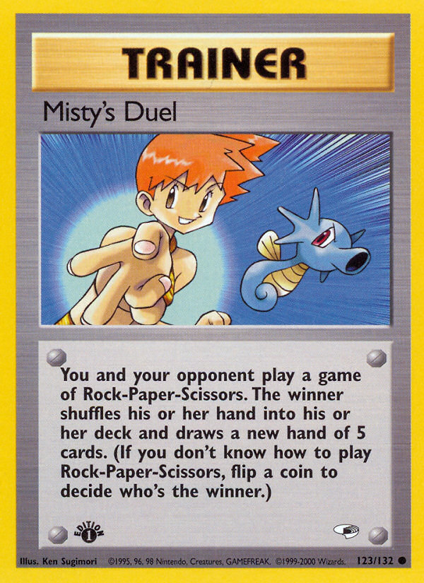 Misty's Duel — Gym Heroes #123/132