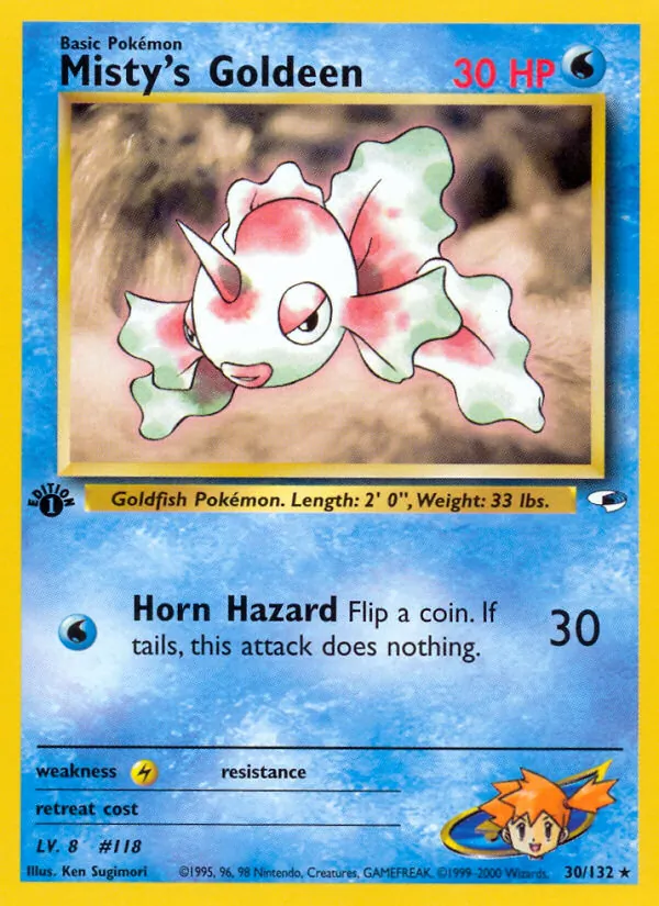 Misty's Goldeen (30) — Gym Heroes #030/132