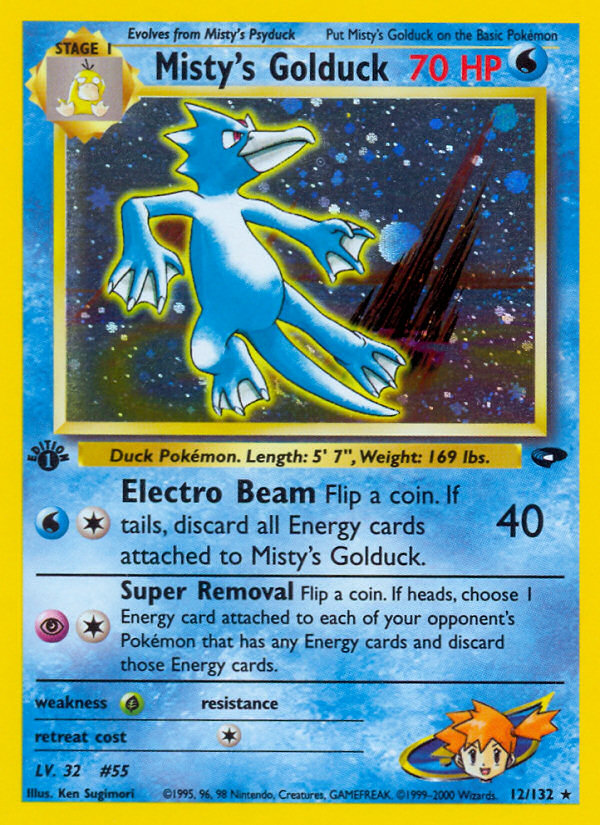 Misty's Golduck — Gym Challenge #012/132