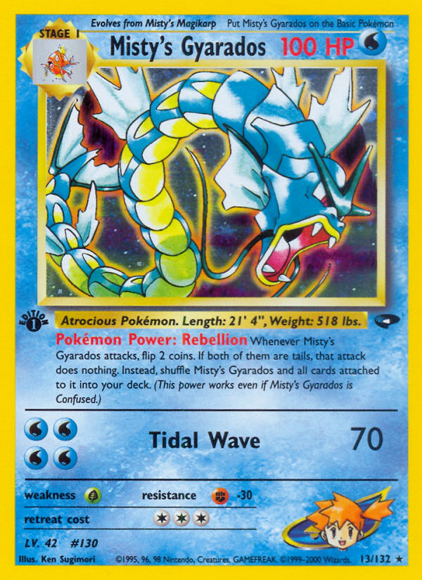 Misty's Gyarados — Gym Challenge #013/132
