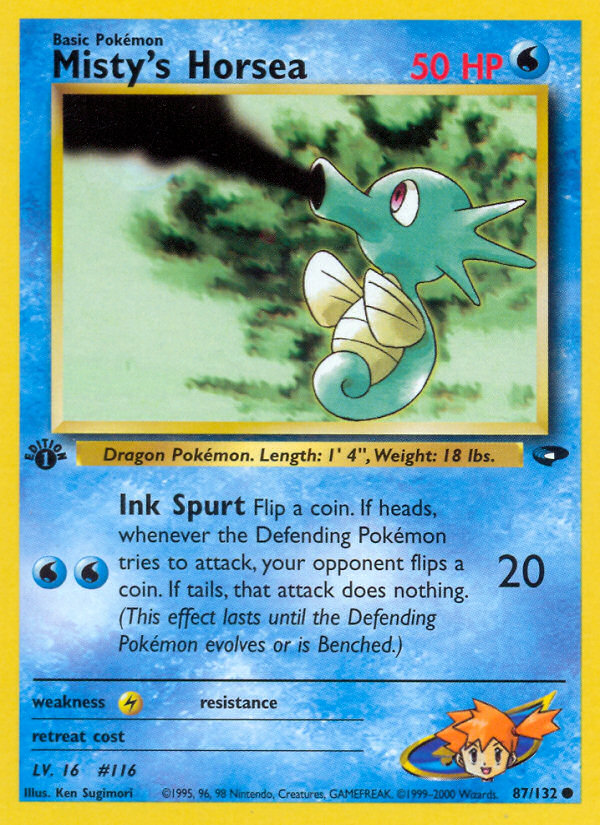 Misty's Horsea — Gym Challenge #087/132