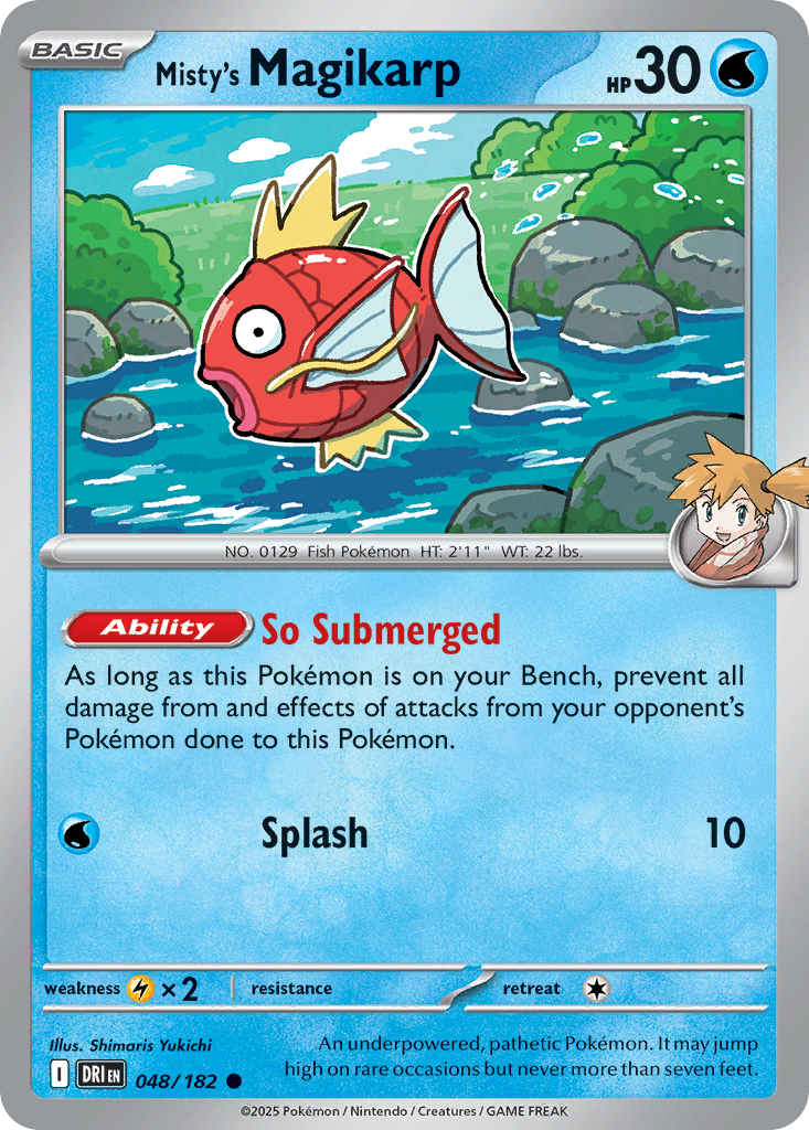 Misty's Magikarp — SV10: Destined Rivals #048/182