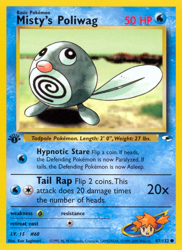 Misty's Poliwag — Gym Heroes #087/132