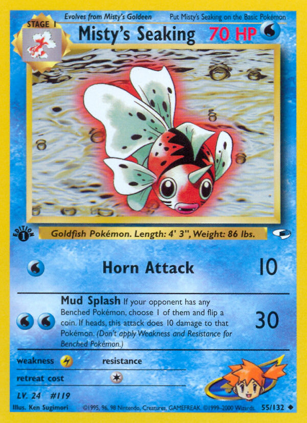 Misty's Seaking — Gym Heroes #055/132