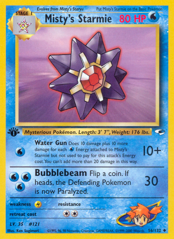 Misty's Starmie — Gym Heroes #056/132