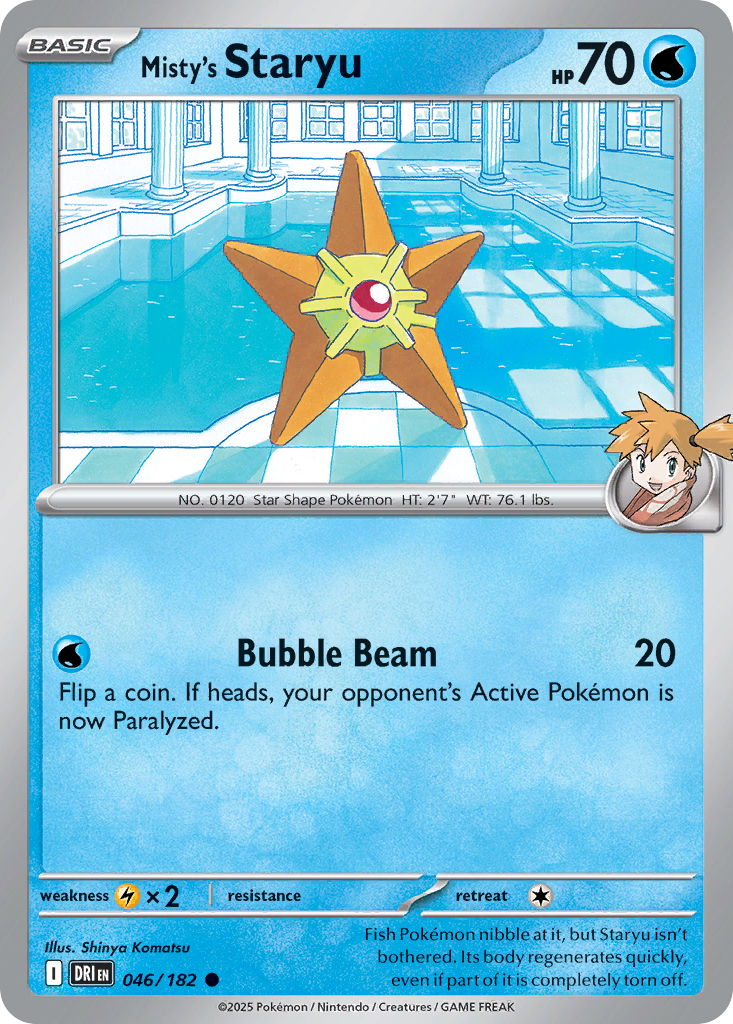 Misty's Staryu — SV10: Destined Rivals #046/182