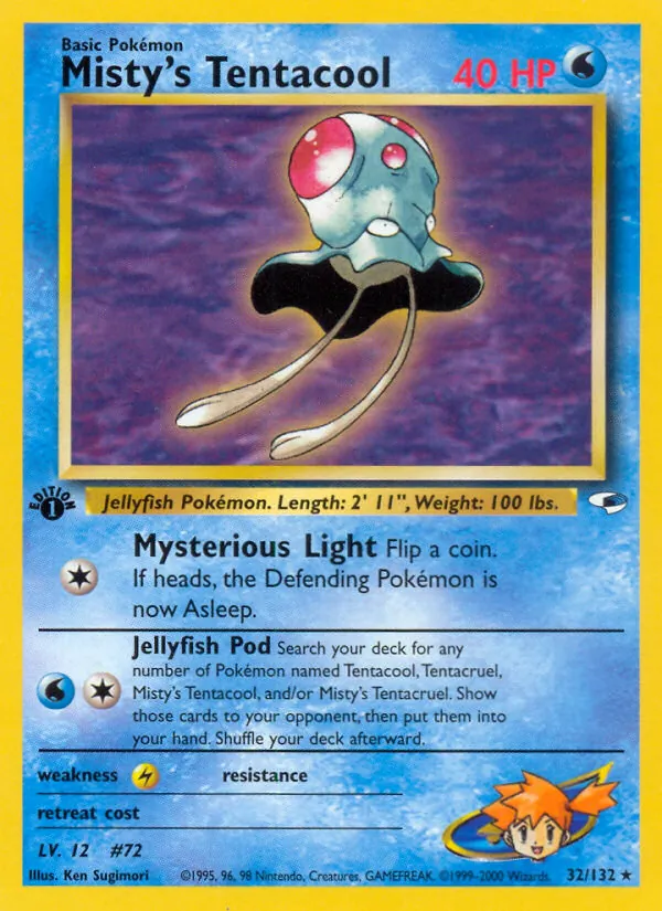 Misty's Tentacool (32) — Gym Heroes #032/132