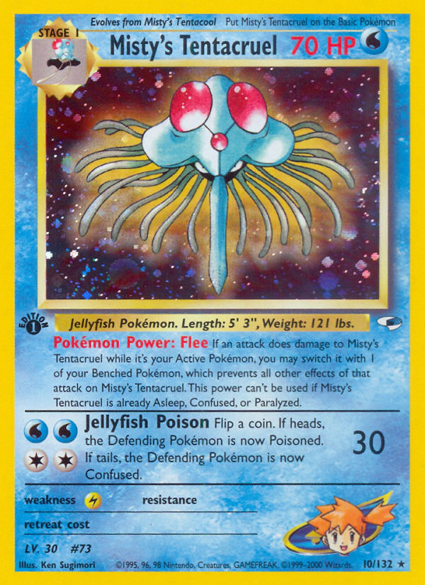 Misty's Tentacruel — Gym Heroes #010/132