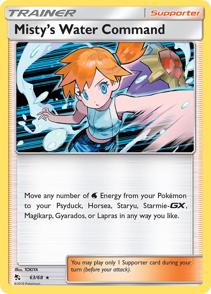 Misty's Water Command — Hidden Fates #63/68