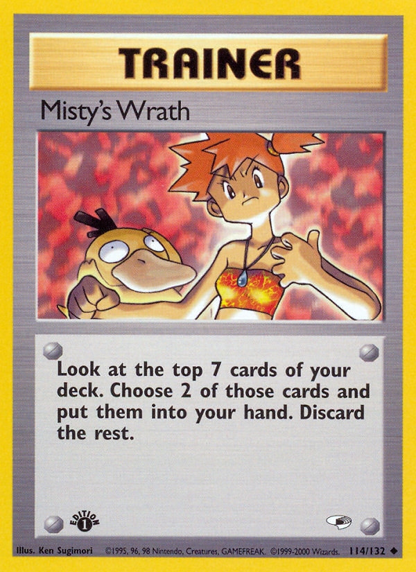 Misty's Wrath — Gym Heroes #114/132