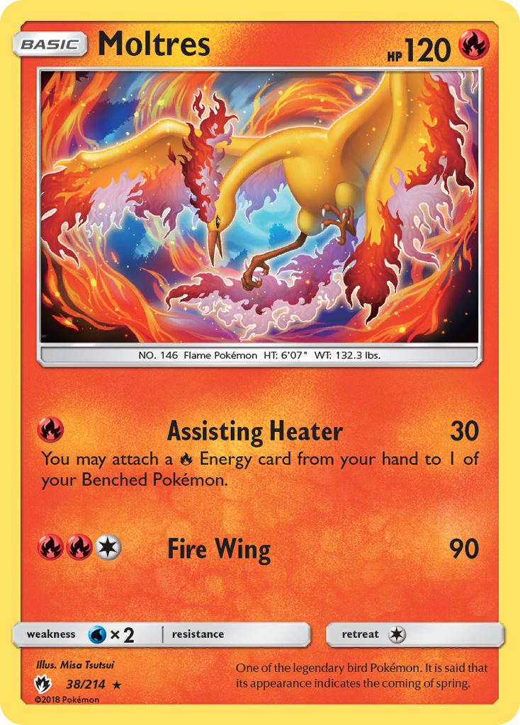 Moltres — Deck Exclusives #038/214