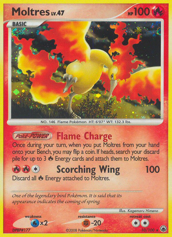 Moltres — Majestic Dawn #10/100