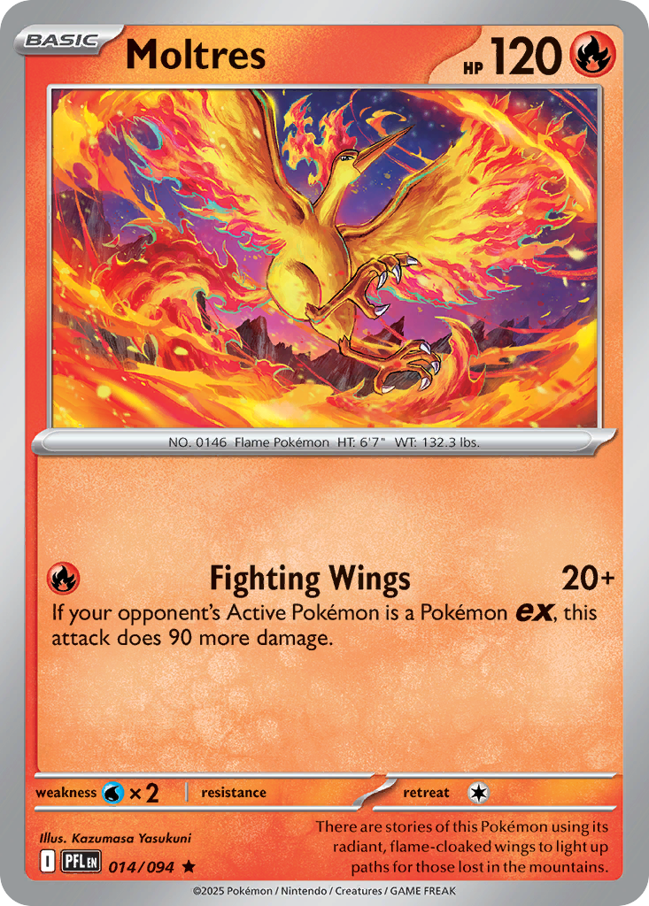 Moltres — ME02: Phantasmal Flames #014/094
