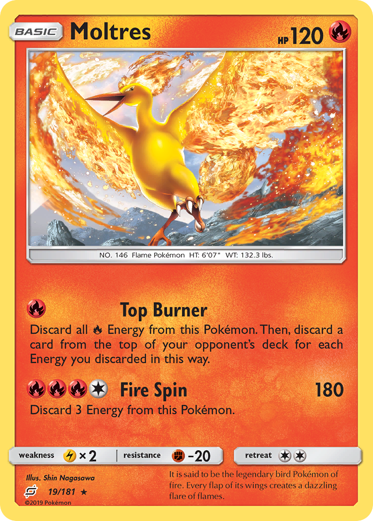 Moltres — SM - Team Up #19/181