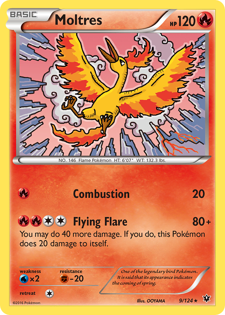 Moltres — XY - Fates Collide #9/124