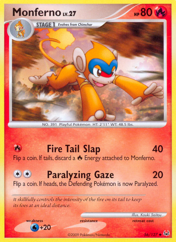 Monferno — Platinum #56/127