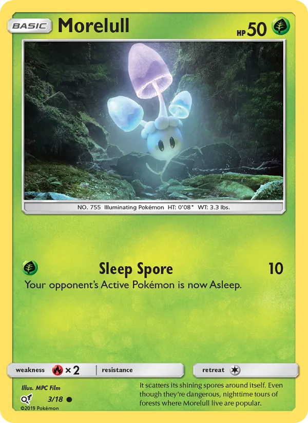 Morelull (Holo Common) — Detective Pikachu #3/18